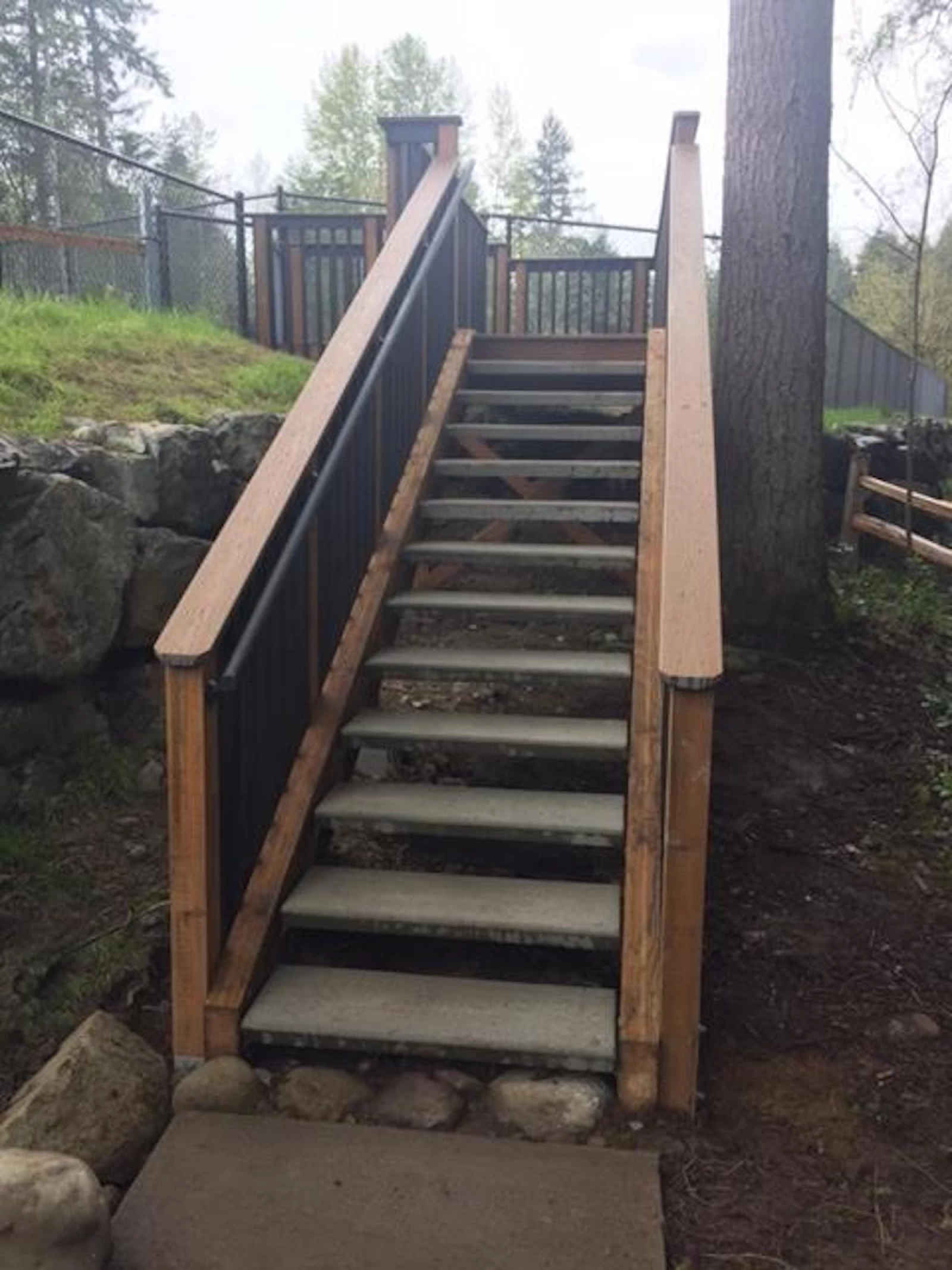 Sunny Hills Elementary Nature Pathway & Staircases - Project Gallery #3